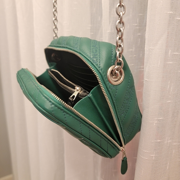 Balenciaga Blanket Reporter Camera Shoulder Bag Green - Picture 11 of 17